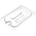 Tapa asa y muesca azafate de 1/4 policarbonato transparente - Cambro