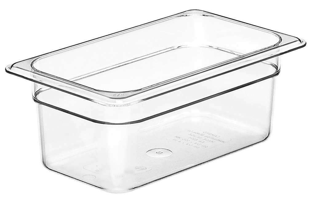 Recipiente1/4 policarbonato 2.5lts. transparente - Cambro China
