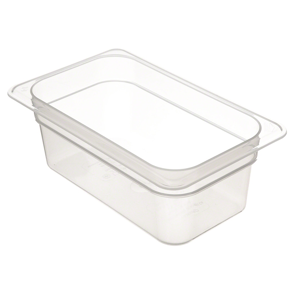 Recipiente 1/4 polipropileno 2.5lts. translucido - Cambro