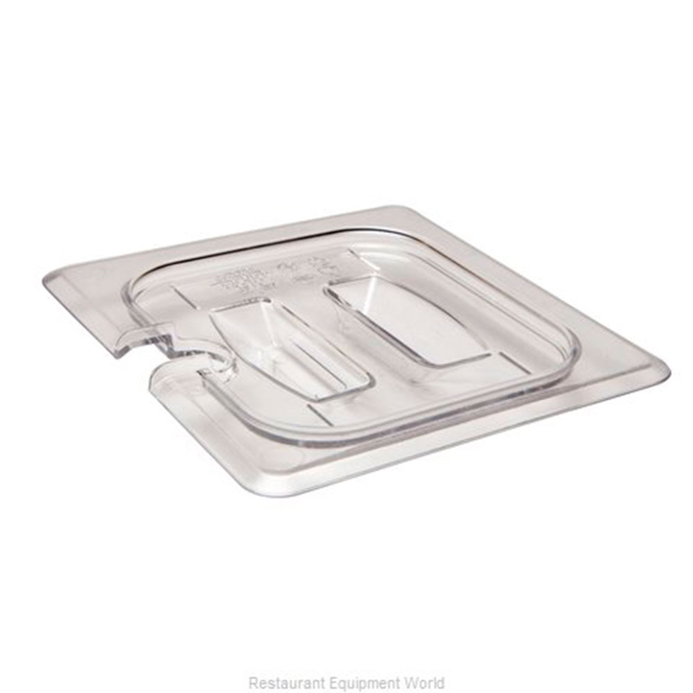 Tapa muesca y asa azafate de 1/6 policarbonato transparente - Cambro China