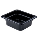 Recipiente 1/6 policarbonato 1 lt negro - Cambro