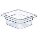 Recipiente 1/6 policarbonato 1 lt transparente - Cambro