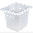 Recipiente 1/6 polipropileno 2.2lts. translucido - Cambro