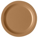 Plato policarbonato borde delgado 18.4cm beige - Cambro