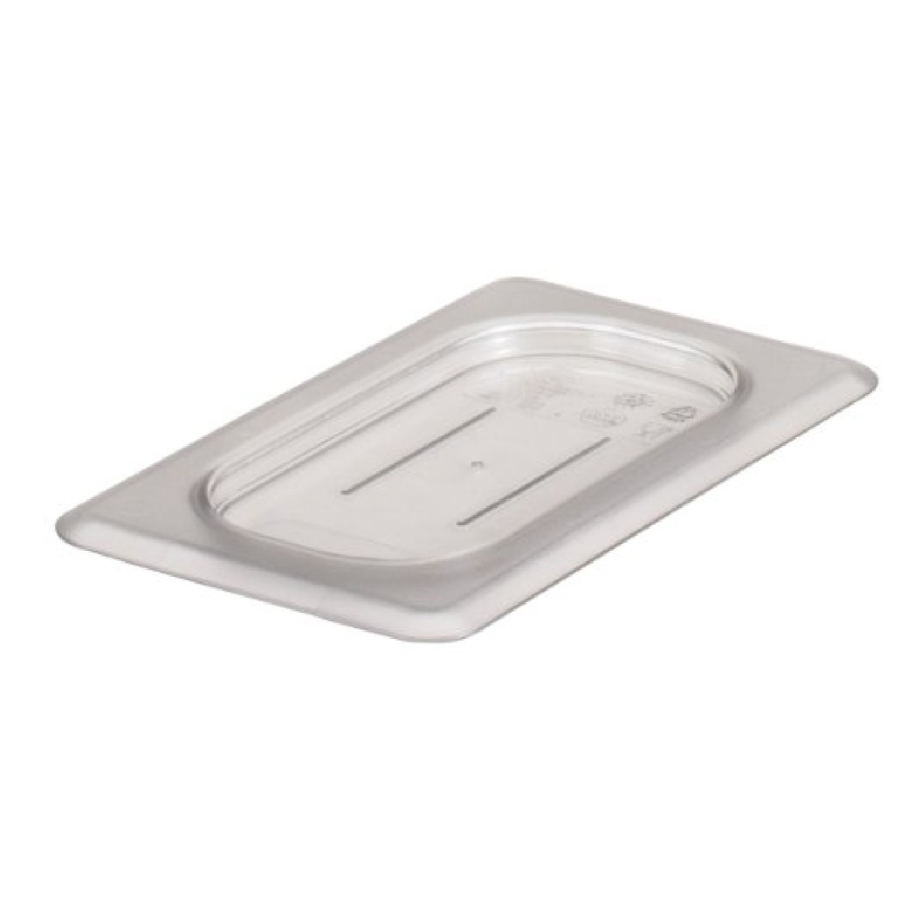 Tapa plana azafate de 1/9 policarbonato transparente - Cambro China