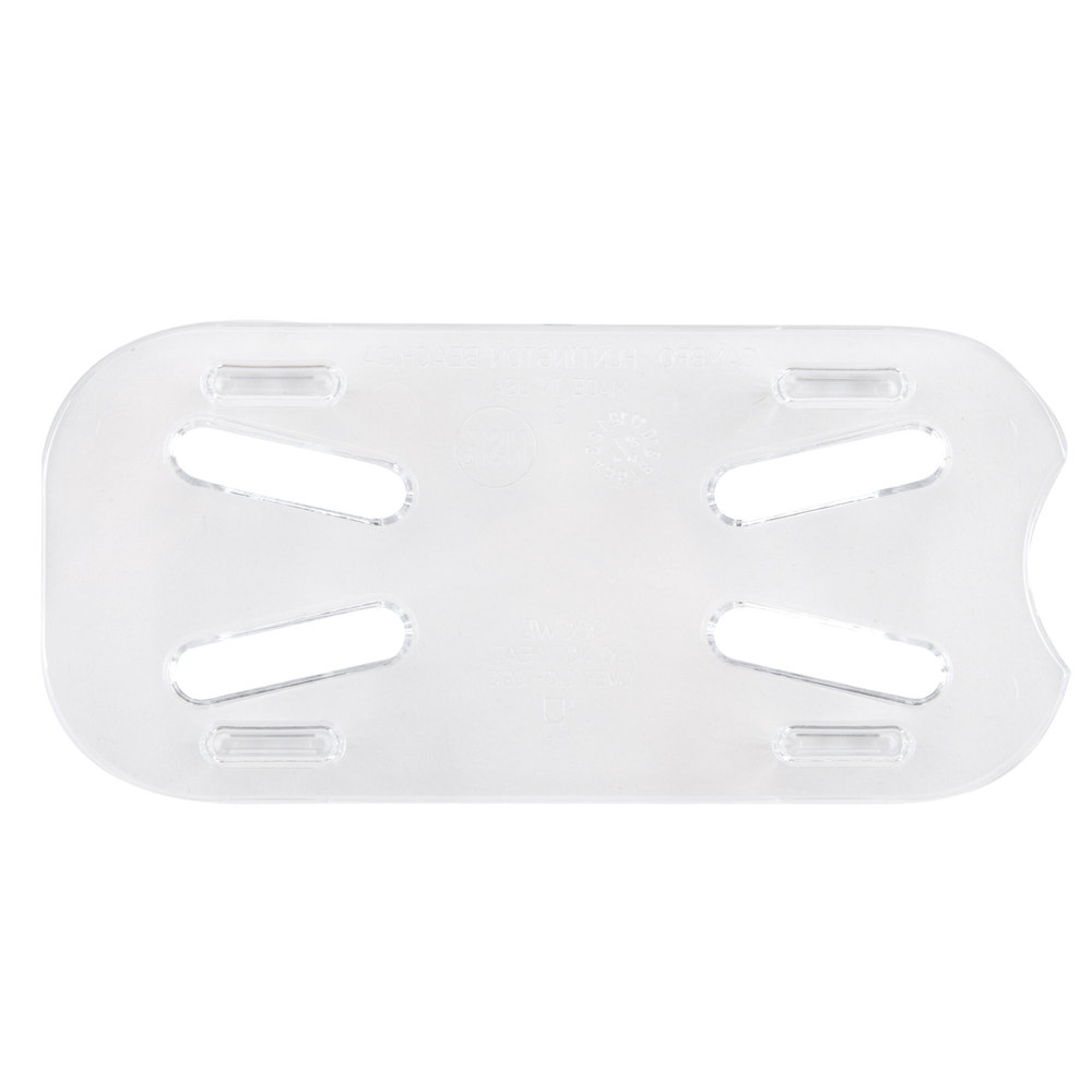 Fondo perforado para 1/9 policarbonato transparente Cambro