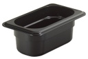 Recipiente 1/9 policarbonato 16oz negro - Cambro