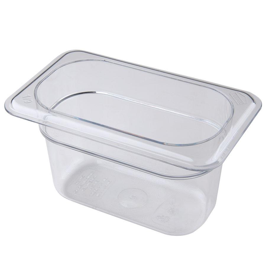 Recipiente 1/9 policarbonato 10cm transparente - Cambro
