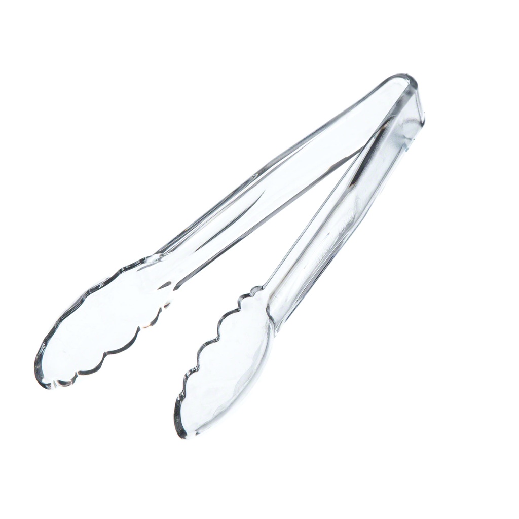 Tenazas festoneadas 23 cm policarbonato transparente - Cambro