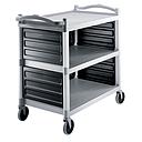 Juego de paneles para un solo estante del bc340kd negro - Cambro
