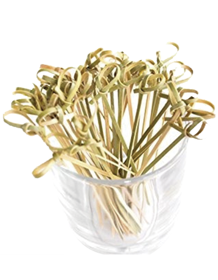 Palillos 7" de bambú con nudo paquete x 50 unidades - Town Food