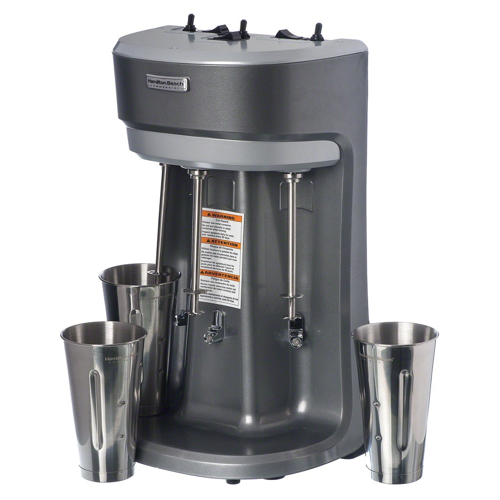 Malteadora triple con vasos incluidos - Hamilton Beach