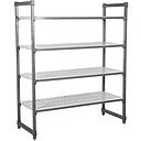 Unidad Inicial Ventilada 4 Estantes premium Camshelving 1.83X1.22Cm X 46Cm - Cambro