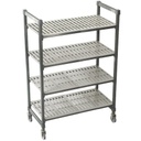 Unidad Inicial Ventilada 4 Estantes premium Camshelving 1.83X91Cm Prof 61Cm - Cambro