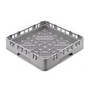 Cesta tamaño completo lavado cubiertos gris Cambro