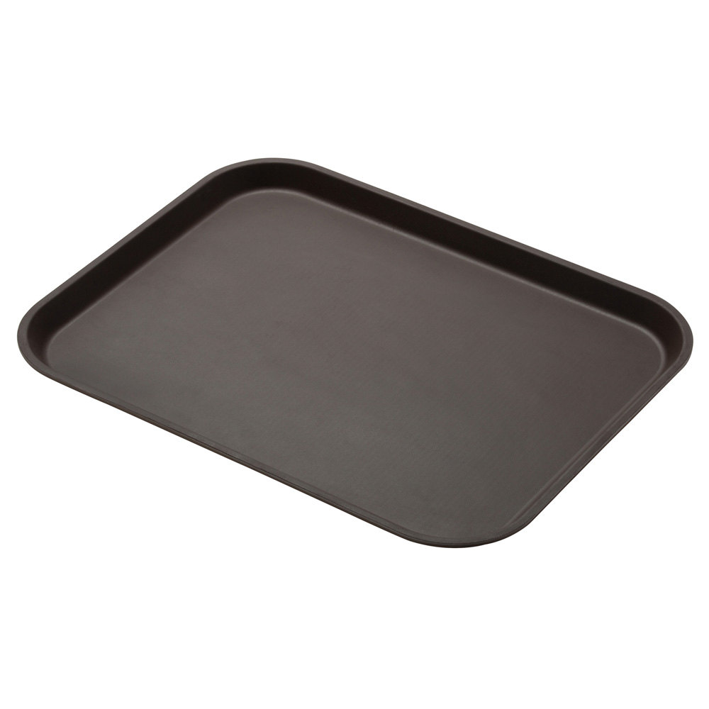 Bandeja antideslizante rectangular polipropileno 27 x 34.5 cm castaño - Cambro USA
