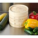 Set de 3 steamers en bamboo de 6&quot; - Town Food