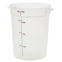 Recipiente redondo 7.6lts. polipropileno translucido - Cambro USA