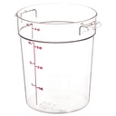 Recipiente redondo 3.8lts. policarbonato transparente - Cambro USA