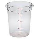 Recipiente redondo 7.6lts. policarbonato transparente - Cambro
