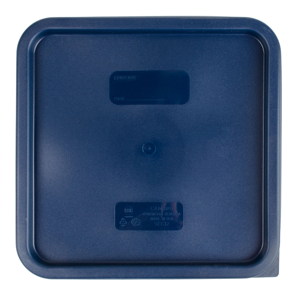 Tapa para los recipientes cuadrados 11 17 y 20 lt azul - Cambro