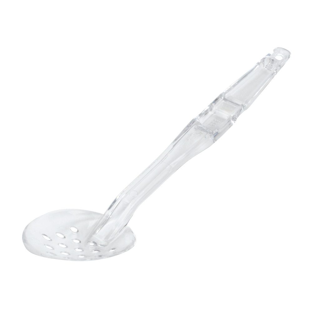 Cuchara perforada buffet 28cm policarbonato transparente - Cambro USA