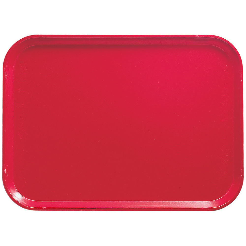 Bandeja fibra vidrio rectangular 36 x 46cm rojo - Cambro