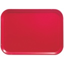 Bandeja fibra vidrio rectangular 36 x 46cm rojo - Cambro China