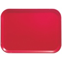 Bandeja fibra vidrio rectangular 38 x 51.5 cm rojo - Cambro