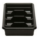 Recipiente para utensilios 4 compartimentos polietileno negro - Cambro