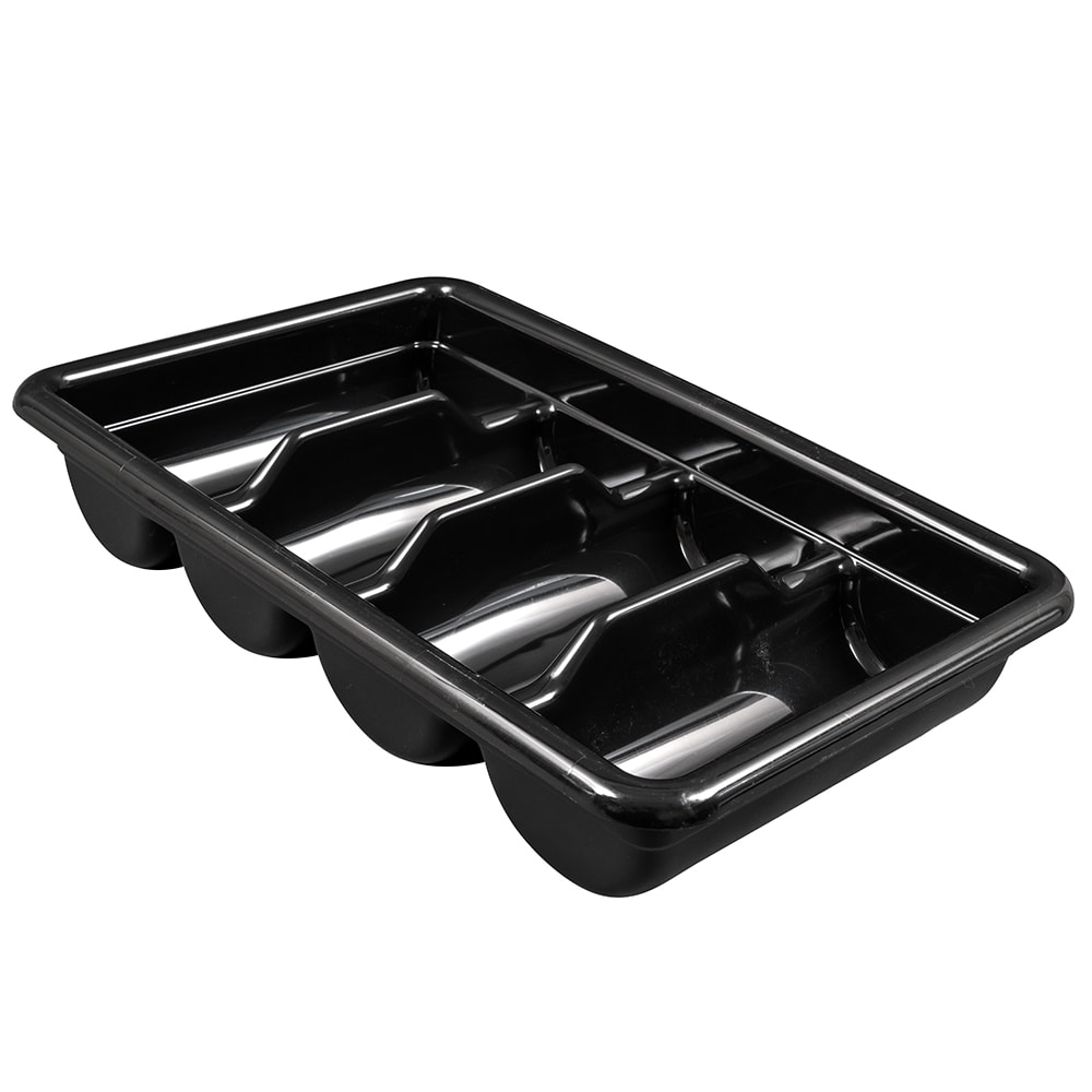 Organizador cubiertos 4 compartimientos negro - Cambro
