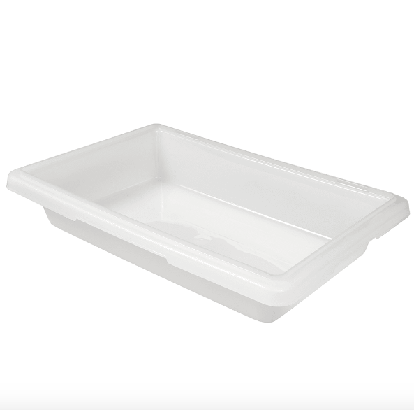 Caja alimentos polietileno 6.6lt 30.5 x 46 x 9cm blanco - Cambro USA