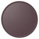Bandeja fibra vidrio redonda antideslizante 49.5cm bronceado - Cambro USA