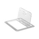 Tapa bisagra azafate 1/2 policarbonato transparente - Cambro USA