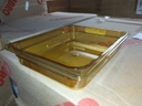 Recipiente H-Pan ámbar 1/2 altas temperaturas - Cambro USA