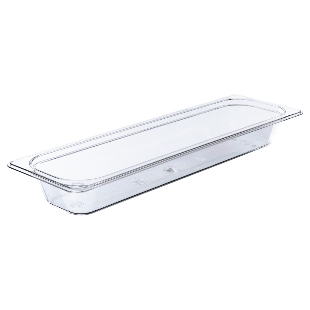 Azafate policarbonato transparente GN 2/4, capacidad 3 lt - Cambro