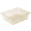 Recipiente H-Pan ámbar 1/2 altas temperaturas - Cambro USA