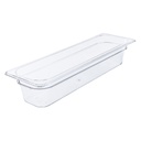 Azafate policarbonato transparente GN 2/4, capacidad 5 lt - Cambro