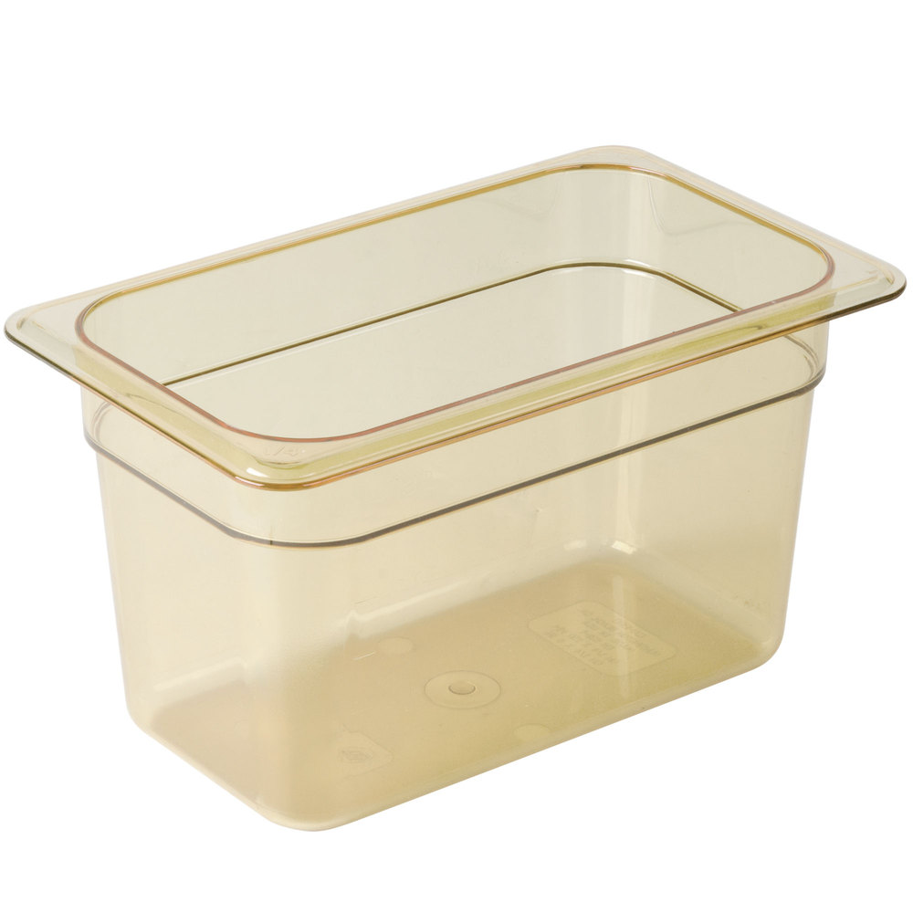 Recipiente 1/4 h pan 3.7lts. altas temperaturas ambar - Cambro USA