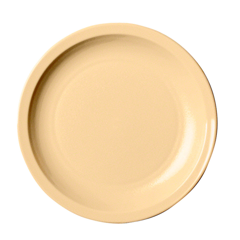 Plato policarbonato borde delgado 14cm beige - Cambro