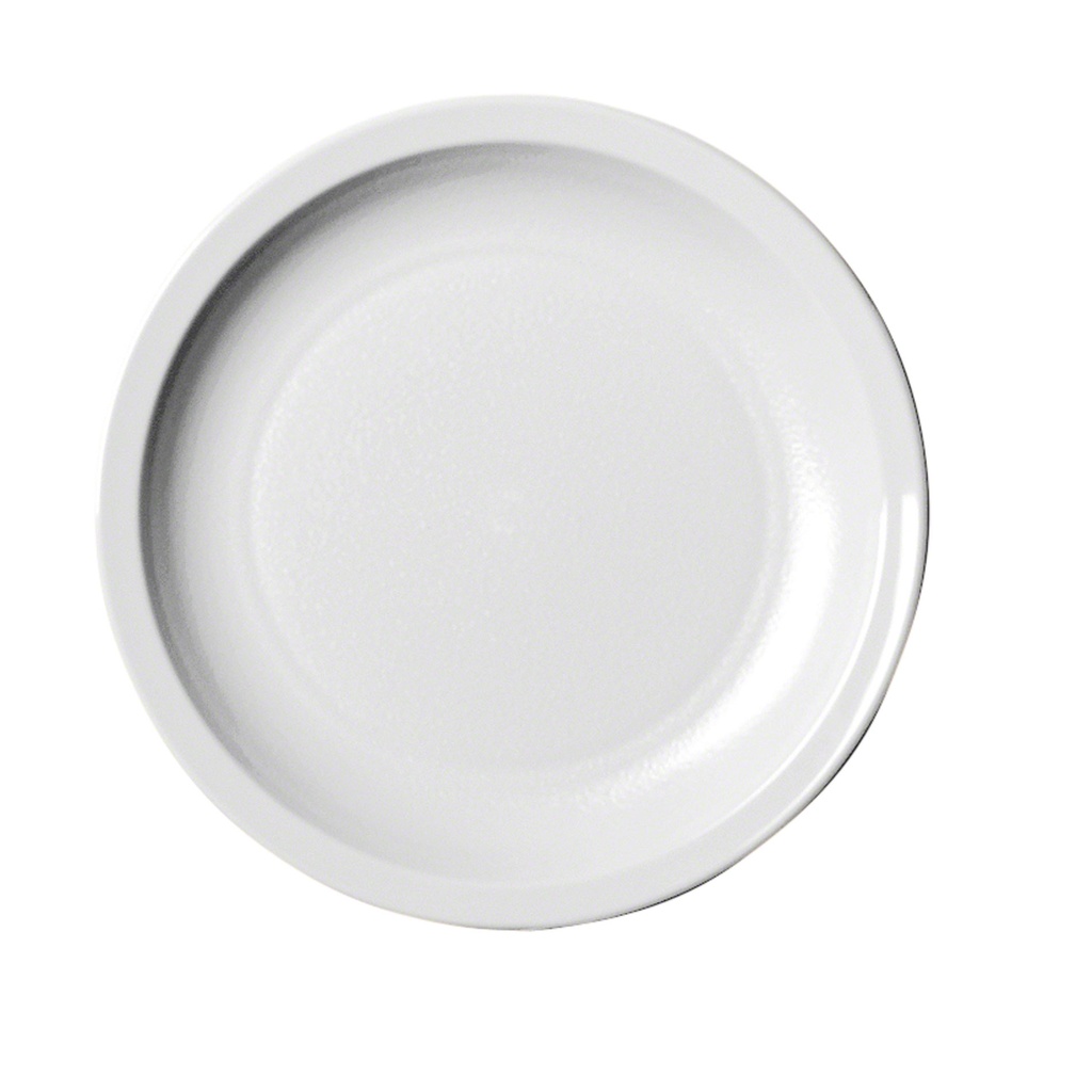 Plato policarbonato borde delgado 14cm blanco - Cambro USA