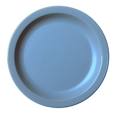 Plato policarbonato borde delgado 16.5cm azul - Cambro USA