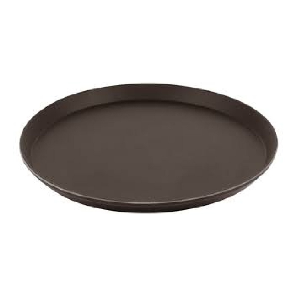 Bandeja antideslizante redonda en fibra de vidrio 23 cm bronceado - Cambro USA