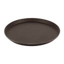 Bandeja antideslizante redonda en fibra de vidrio 23 cm bronceado - Cambro USA