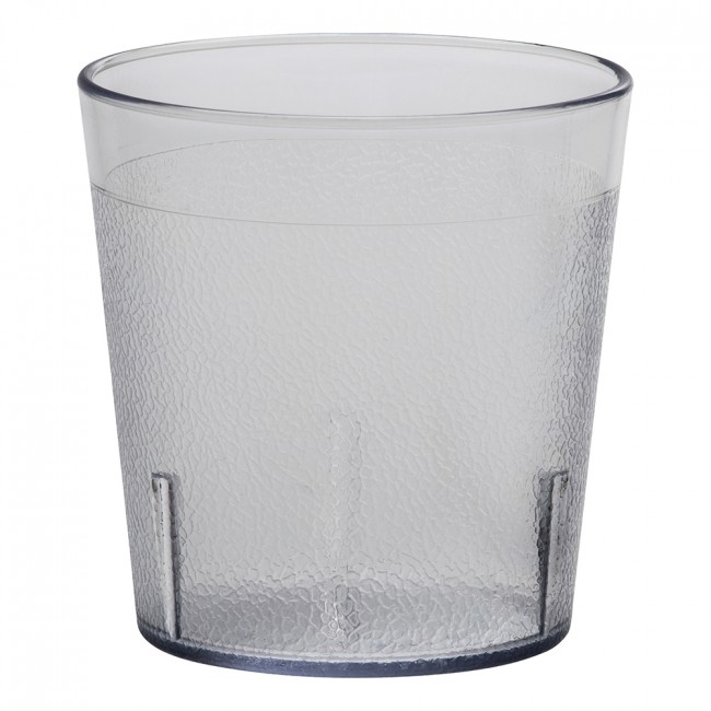Vaso corto texturizado 9.5oz transparente - Cambro