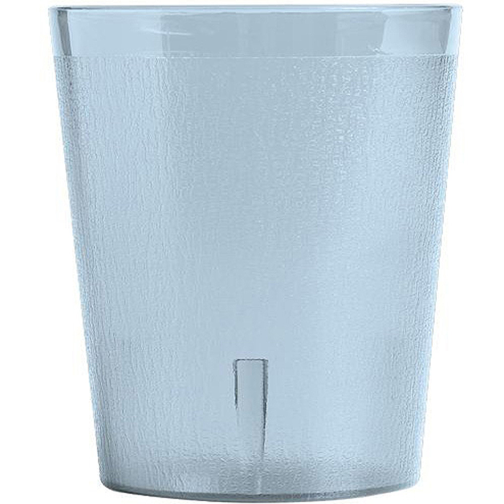 Vaso corto texturizado 9.5 oz polimero azul - Cambro