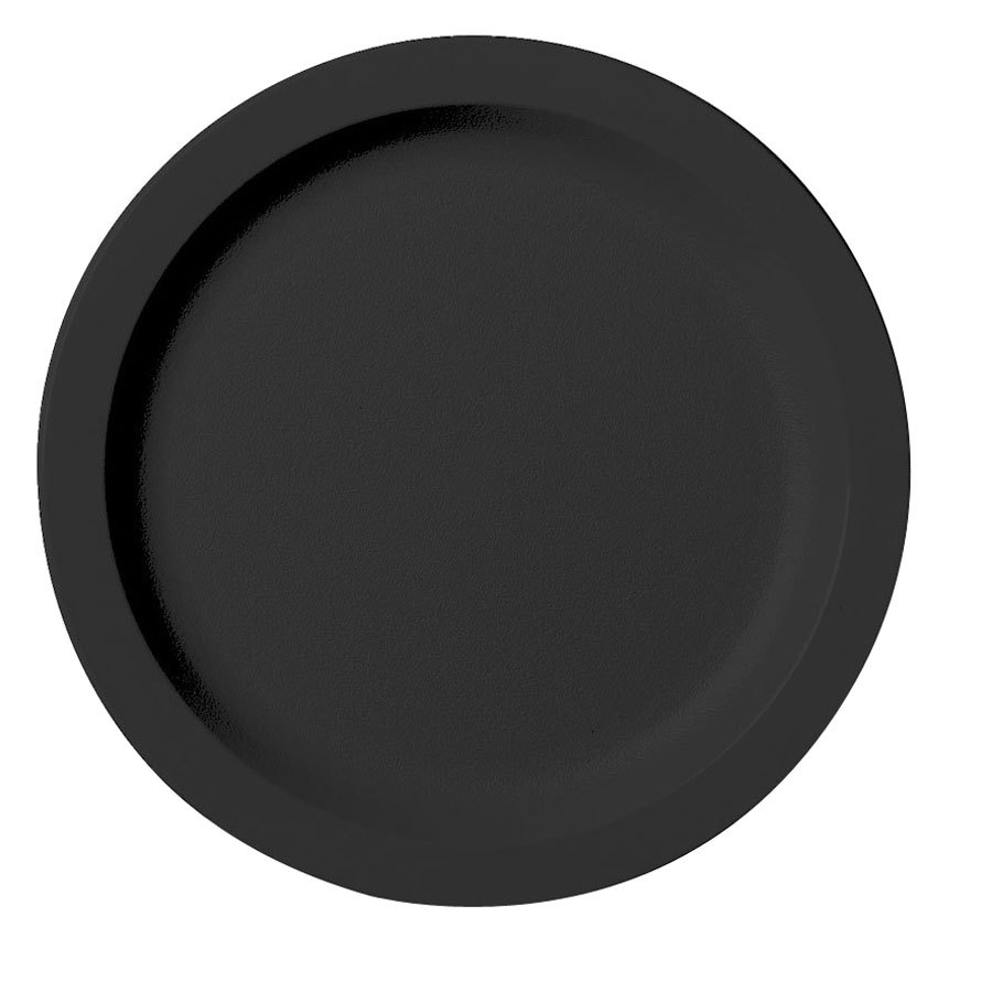 Plato policarbonato borde delgado 22.9cm negro - Cambro USA