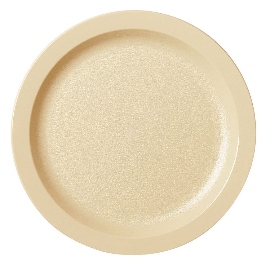Plato policarbonato borde delgado 22.9cm beige - Cambro USA