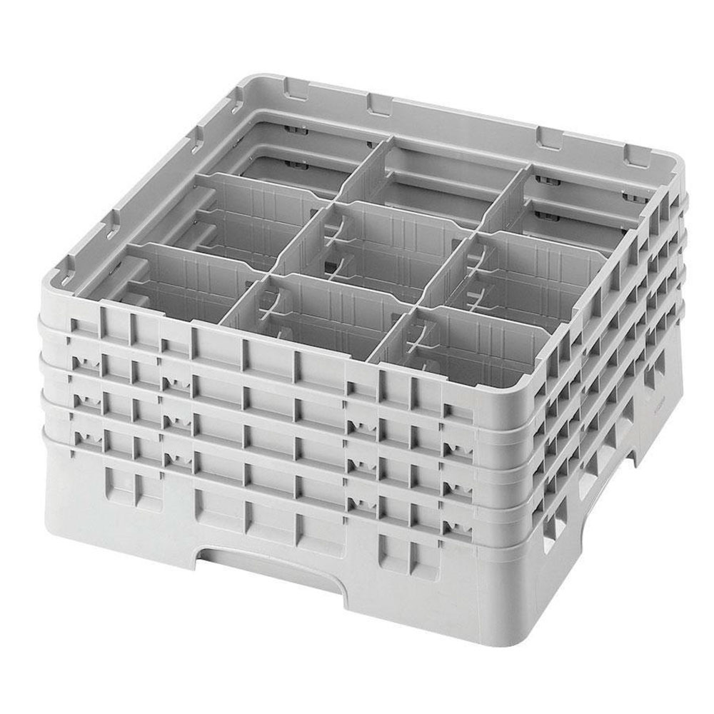 Cesta 9 compart vasos y copas de 25.8 alto x 14.9 ancho Cambro