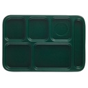 Bandeja plastico ABS 6 compartimentos verde - Cambro USA